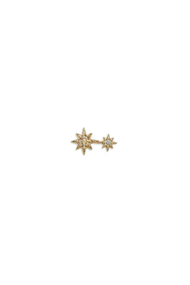 Aztec North Star Double Stud Earring