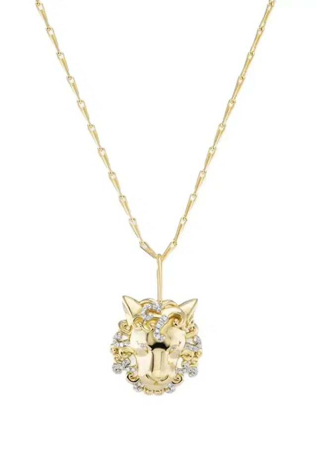 Brent Neale Medium Leo Zodiac Necklace