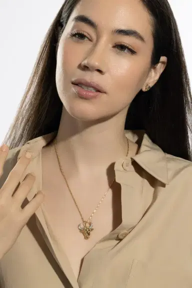 Brent Neale Medium Taurus Zodiac Necklace | Thumbnail 2 Brent Neale Medium Taurus Zodiac Necklace | Thumbnail 2