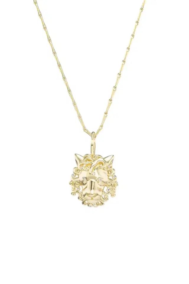 Brent Neale Small Leo Zodiac Necklace