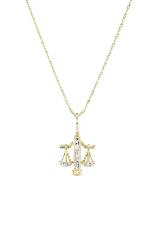 Brent Neale Small Libra Zodiac Necklace