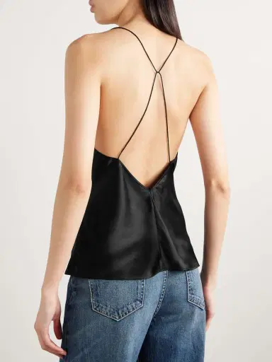Nili Lotan Emile Silk-charmeuse Camisole | Thumbnail 3 Nili Lotan Emile Silk-charmeuse Camisole | Thumbnail 3