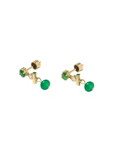 Ileana Makri 18-karat Gold Multi-stone Earrings | Thumbnail 1 Ileana Makri 18-karat Gold Multi-stone Earrings | Thumbnail 1