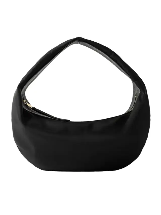 Olivia Sport Medium Textured Leather-trimmed Shell Shoulder Bag