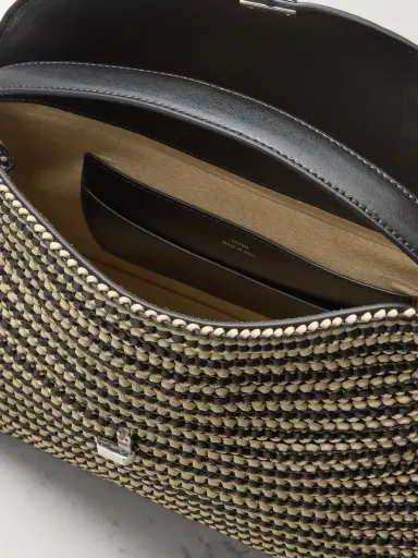 TOTEME T-lock Woven Leather Shoulder Bag | Thumbnail 5