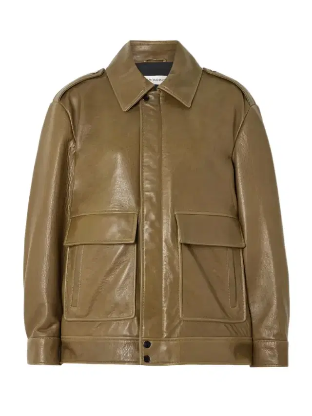 Drey Textured-leather Jacket