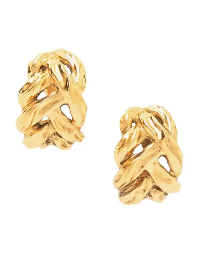 tone Clip Earrings