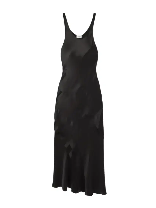 Asymmetric Tiered Silk-satin Maxi Dress