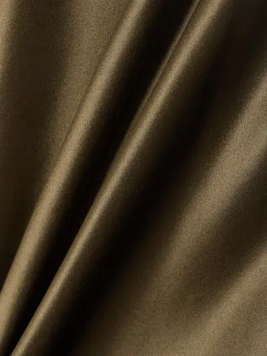 Saint Laurent Lace-trimmed Silk-satin Midi Dress | Thumbnail 4