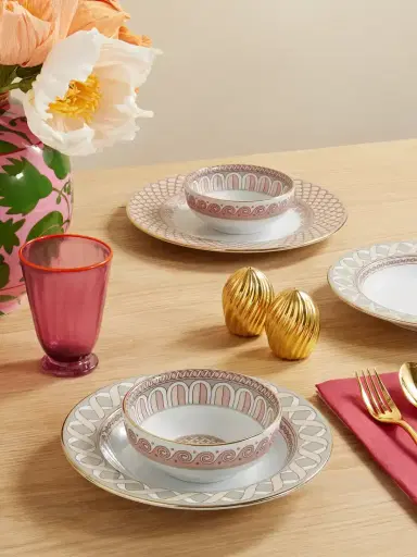 La DoubleJ Set Of Two Gold-plated Porcelain Snack Bowls | Thumbnail 2 La DoubleJ Set Of Two Gold-plated Porcelain Snack Bowls | Thumbnail 2