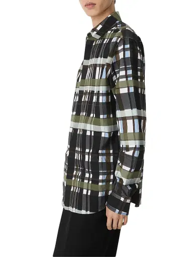 Bottega Veneta Men's Checked Cotton Shirt | Thumbnail 2 Bottega Veneta Men's Checked Cotton Shirt | Thumbnail 2