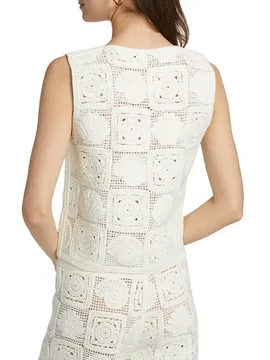 RAILS Women's Paz Crochet-Knit Sleeveless Top | Thumbnail 5
