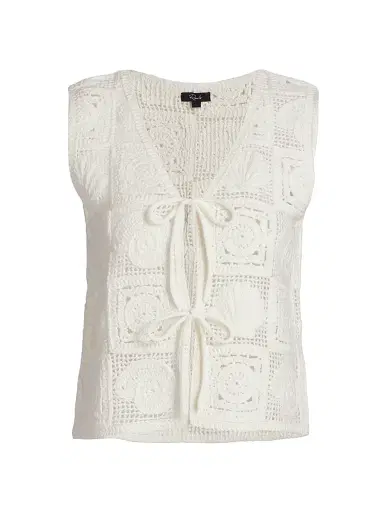 RAILS Women's Paz Crochet-Knit Sleeveless Top | Thumbnail 1