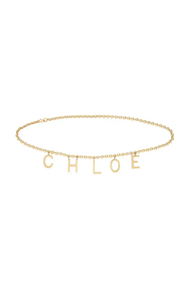 Chloe Letters Belt