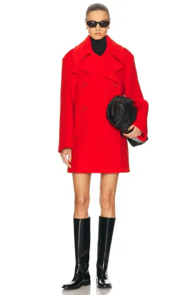Jil Sander Peacoat | Thumbnail 1 Jil Sander Peacoat | Thumbnail 1