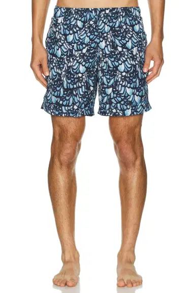 Alexander McQueen Feather Print Swim Short | Thumbnail 3 Alexander McQueen Feather Print Swim Short | Thumbnail 3