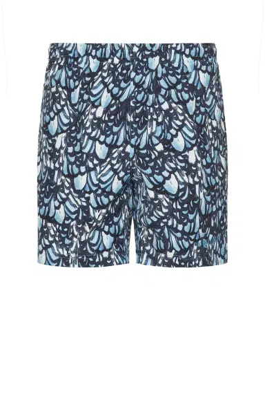 Alexander McQueen Feather Print Swim Short | Thumbnail 1 Alexander McQueen Feather Print Swim Short | Thumbnail 1