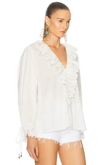 Chloé Cotton Blouse | Thumbnail 2 Chloé Cotton Blouse | Thumbnail 2