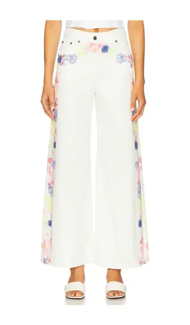 MSGM Printed Wide Leg Pants | Thumbnail 1
