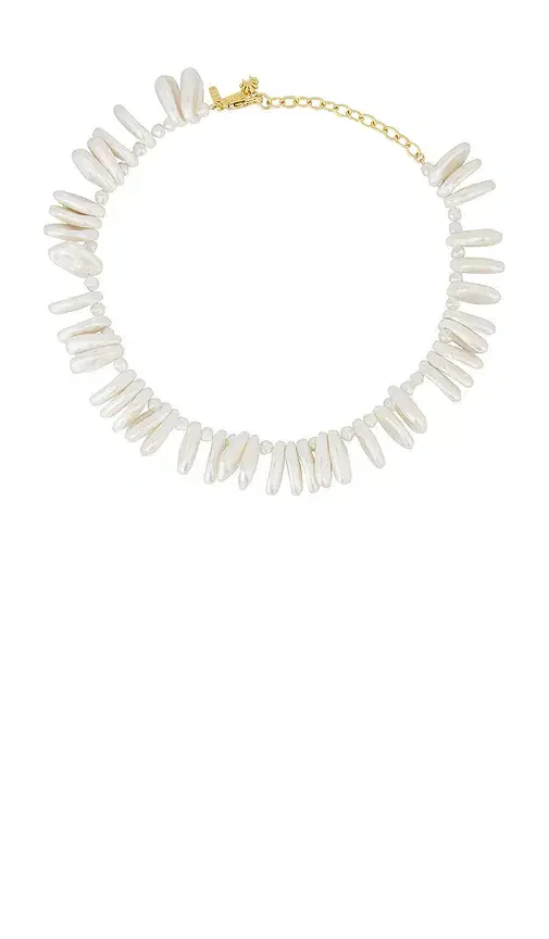 Lele Sadoughi Corfu Pearl Necklace