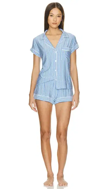 Eberjey Gisele Printed Shortie PJ Set | Thumbnail 1