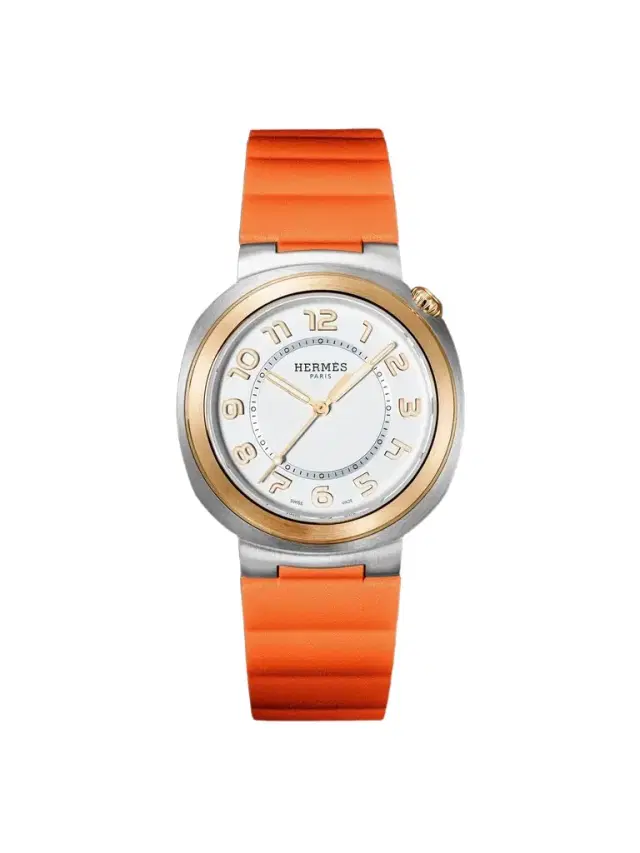 Hermès Timepieces Cut Automatic Stainless Steel Watch, Ref. 403234WW00 - Men