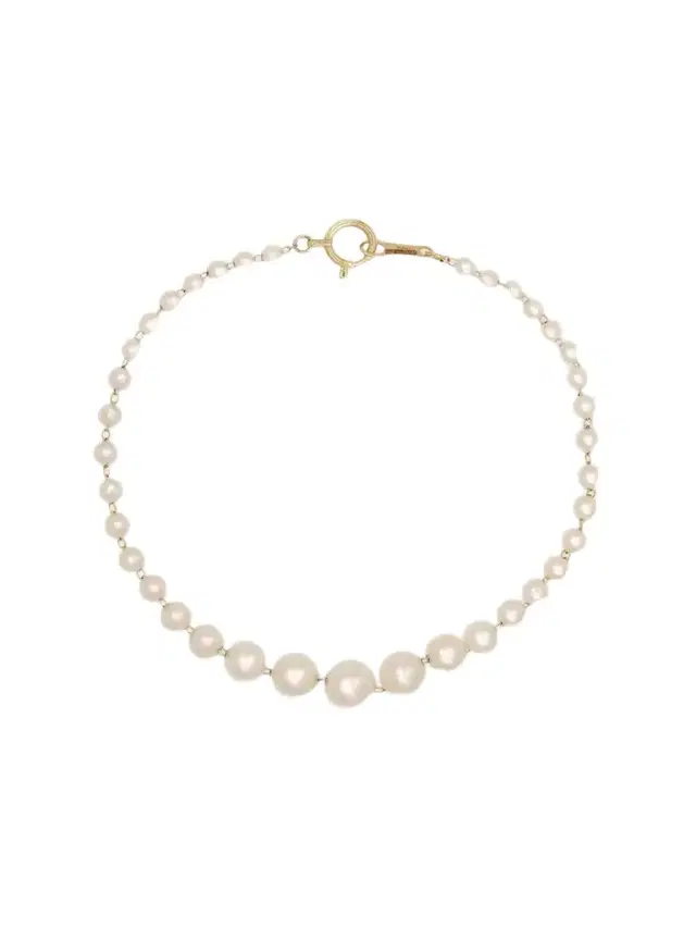 Mizuki 14-karat Gold Pearl Bracelet
