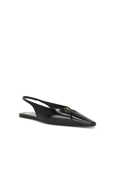 Saint Laurent Babylone Slingback Flat | Thumbnail 2 Saint Laurent Babylone Slingback Flat | Thumbnail 2