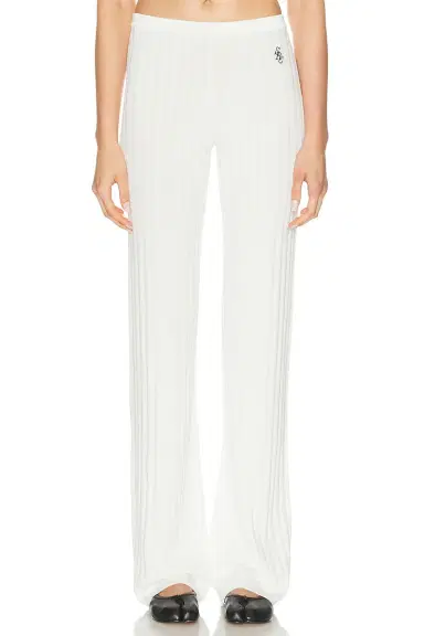 Sporty & Rich SRC Ribbed Trouser | Thumbnail 1