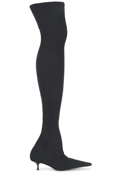 Victoria Beckham Jersey Thigh High Boot | Thumbnail 1