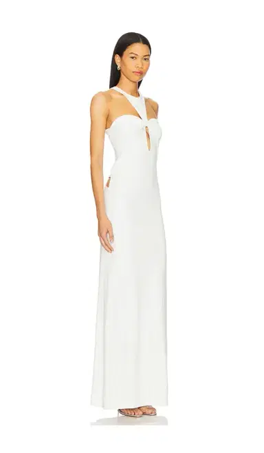ADRIANA DEGREAS X Sabine Getty Open Back Maxi Dress | Thumbnail 2