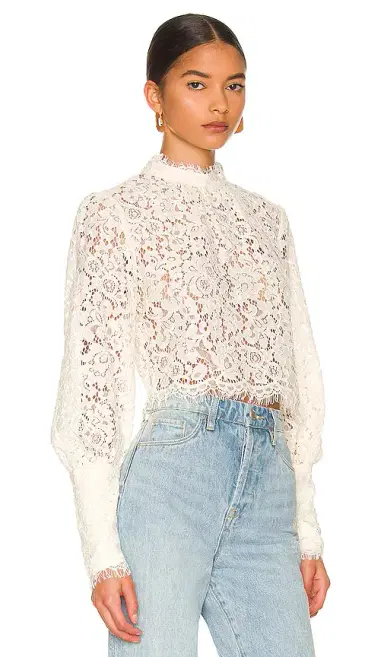 Bardot Georgia Lace Top | Thumbnail 2 Bardot Georgia Lace Top | Thumbnail 2