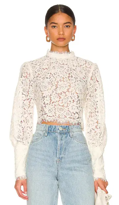 Bardot Georgia Lace Top | Thumbnail 1 Bardot Georgia Lace Top | Thumbnail 1
