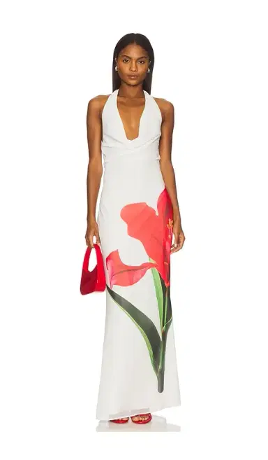 MORE TO COME Shelby Halter Maxi Dress | Thumbnail 1