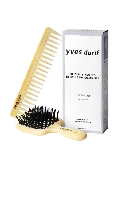Yves Durif Petite Vented Brush & Comb Set | Thumbnail 2