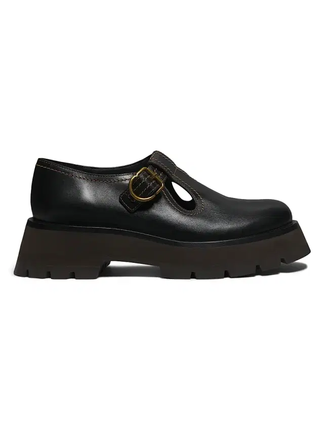 3.1 Phillip Lim Women's Kate Leather Mary Jane Loafers - Black