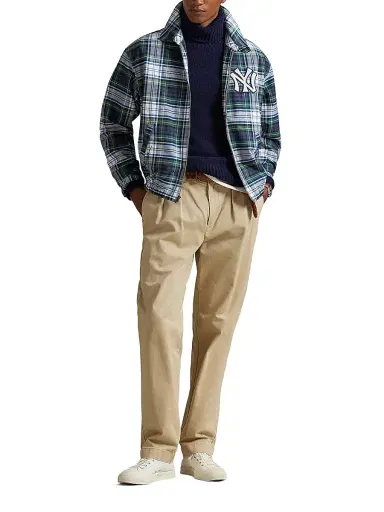 Polo Ralph Lauren Men's Yankees Plaid Oxford Jacket | Thumbnail 2 Polo Ralph Lauren Men's Yankees Plaid Oxford Jacket | Thumbnail 2