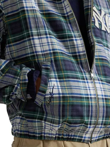 Polo Ralph Lauren Men's Yankees Plaid Oxford Jacket | Thumbnail 7 Polo Ralph Lauren Men's Yankees Plaid Oxford Jacket | Thumbnail 7