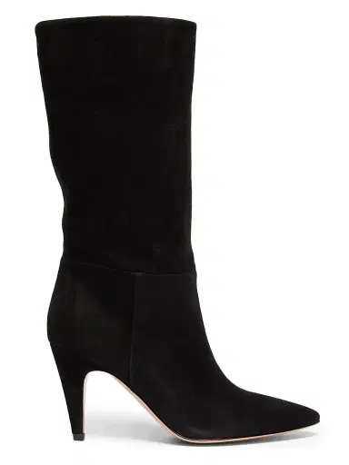 Gianvito Rossi Women's 85MM Suede Stiletto Boots | Thumbnail 1 Gianvito Rossi Women's 85MM Suede Stiletto Boots | Thumbnail 1