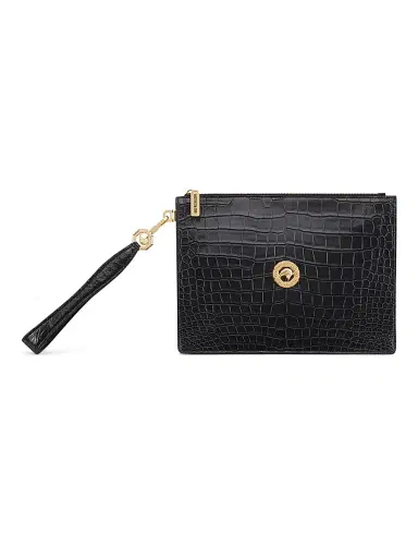 Stefano Ricci Men's Matted Crocodile Leather Portfolio Bag | Thumbnail 1