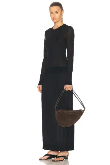 Toteme Suede Scooped Sling Bag | Thumbnail 2