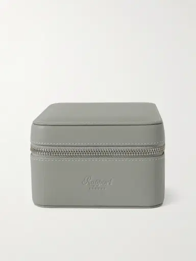 Rapport London Hyde Park Zip-Around Leather Watch Box - Men | Thumbnail 2 Rapport London Hyde Park Zip-Around Leather Watch Box - Men | Thumbnail 2