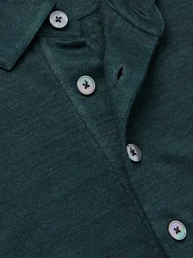 Zegna Oasi Linen Polo Shirt - Men | Thumbnail 5 Zegna Oasi Linen Polo Shirt - Men | Thumbnail 5