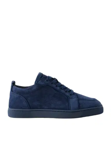 Christian Louboutin Rantulow Orlato Grosgrain-Trimmed Suede Sneakers - Men | Thumbnail 1 Christian Louboutin Rantulow Orlato Grosgrain-Trimmed Suede Sneakers - Men | Thumbnail 1