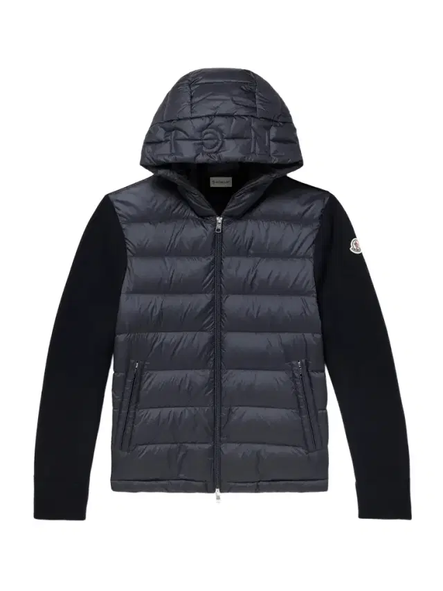 Moncler Logo-Appliquéd Wool-Trimmed Quilted Shell Hooded Down Zip-Up Cardigan - Men