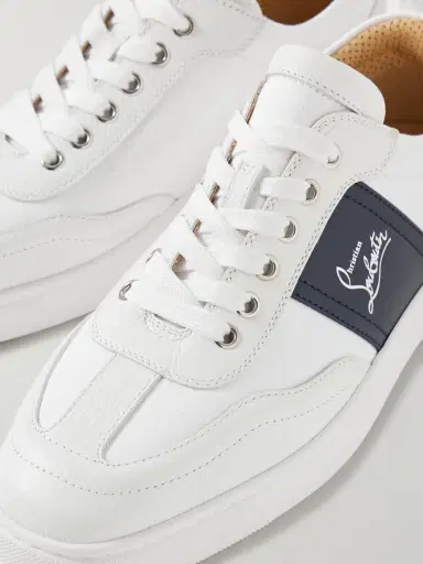 Christian Louboutin Retero Full-Grain Leather-Trimmed Canvas Sneakers - Men | Thumbnail 5 Christian Louboutin Retero Full-Grain Leather-Trimmed Canvas Sneakers - Men | Thumbnail 5