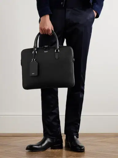 Tom Ford Elliot Full-Grain Leather Briefcase - Men | Thumbnail 2 Tom Ford Elliot Full-Grain Leather Briefcase - Men | Thumbnail 2