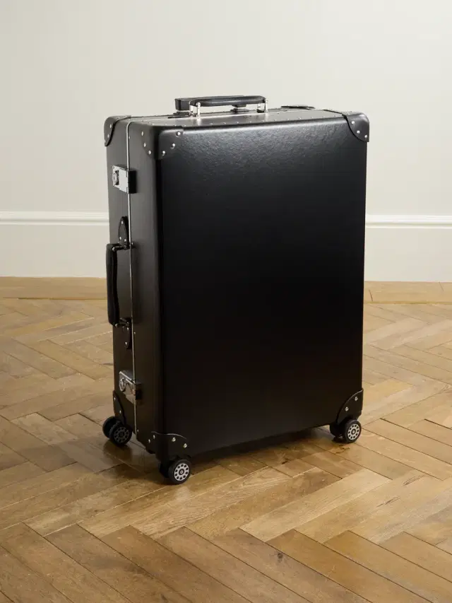 Globe-Trotter Metropolis Leather-Trimmed Suitcase - Men