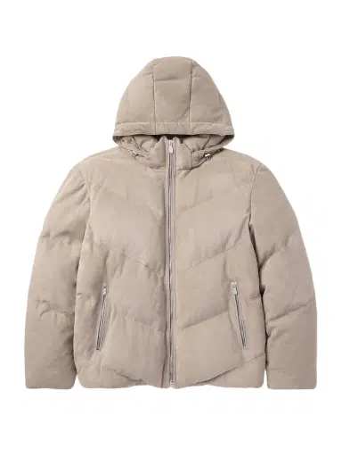 Brunello Cucinelli Quilted Suede Hooded Down Jacket - Men | Thumbnail 1