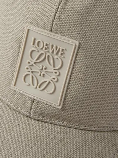 Loewe Logo-Appliquéd Cotton-Canvas Baseball Cap - Men | Thumbnail 4